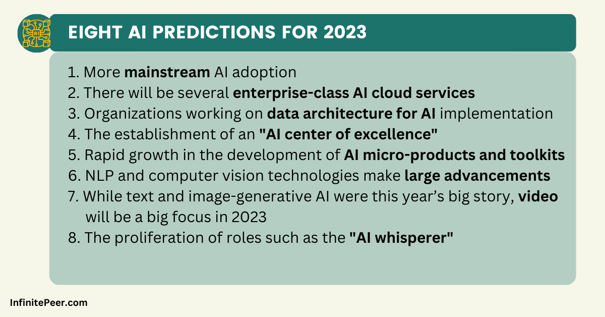 8 AI Predictions for 2023