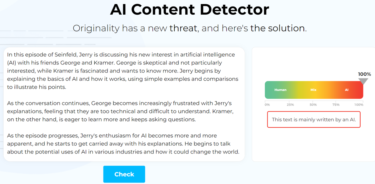 AI content dector 3
